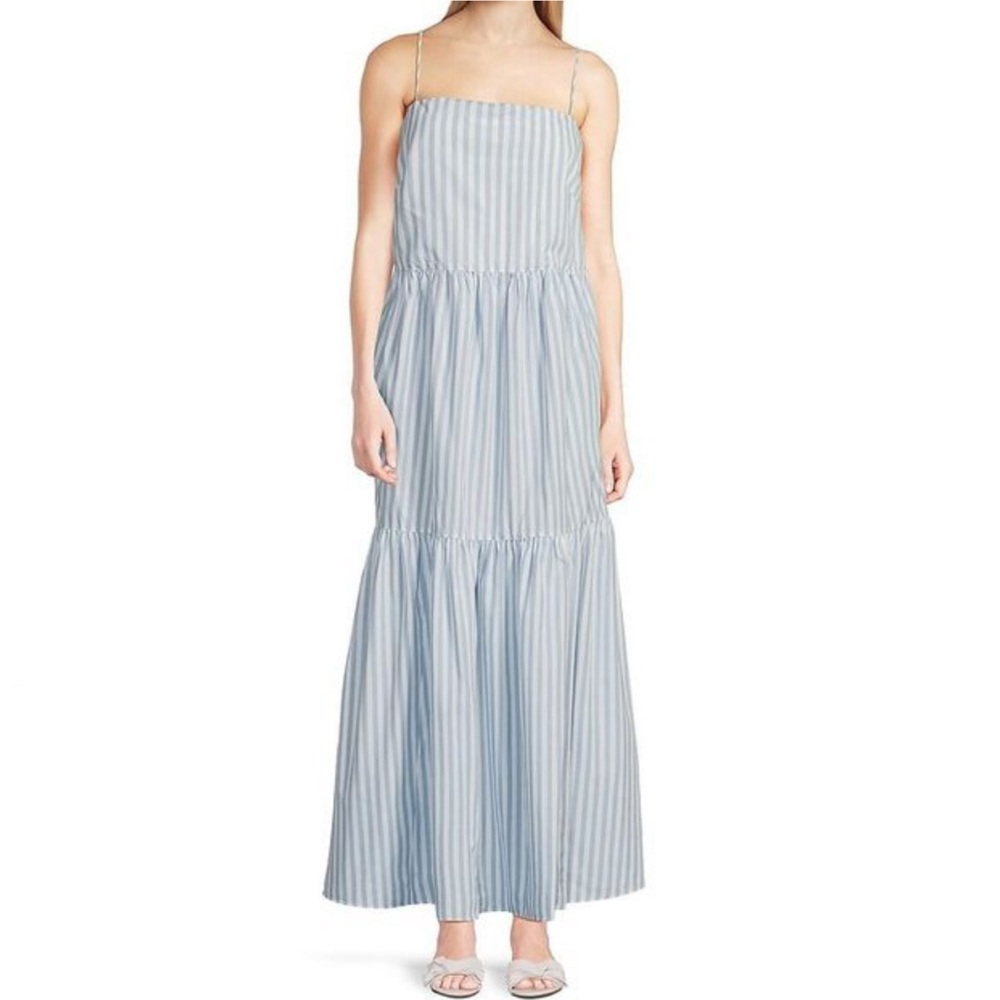 Rag & Bone Striped Cotton Maxi Dress